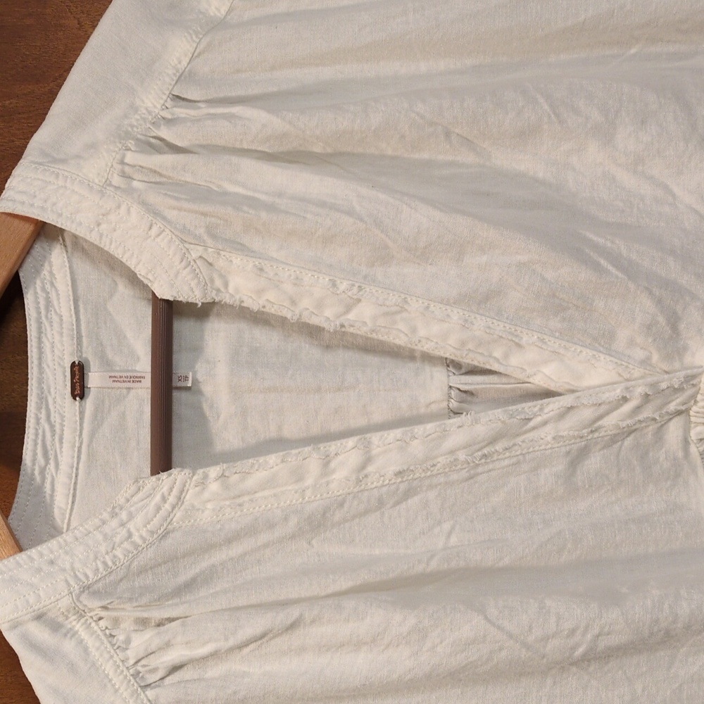 Free People Get Away With Me Tunic In Ivory Size XS - Picture 4 of 12